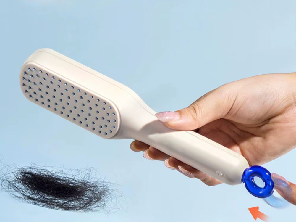 1PCS Self-Cleaning Anti-Static Massage Combs Telescopic Comb for Hair Scalp Cleaning Anti-Static Massage Comb