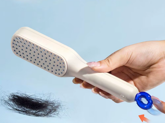 1PCS Self-Cleaning Anti-Static Massage Combs Telescopic Comb for Hair Scalp Cleaning Anti-Static Massage Comb